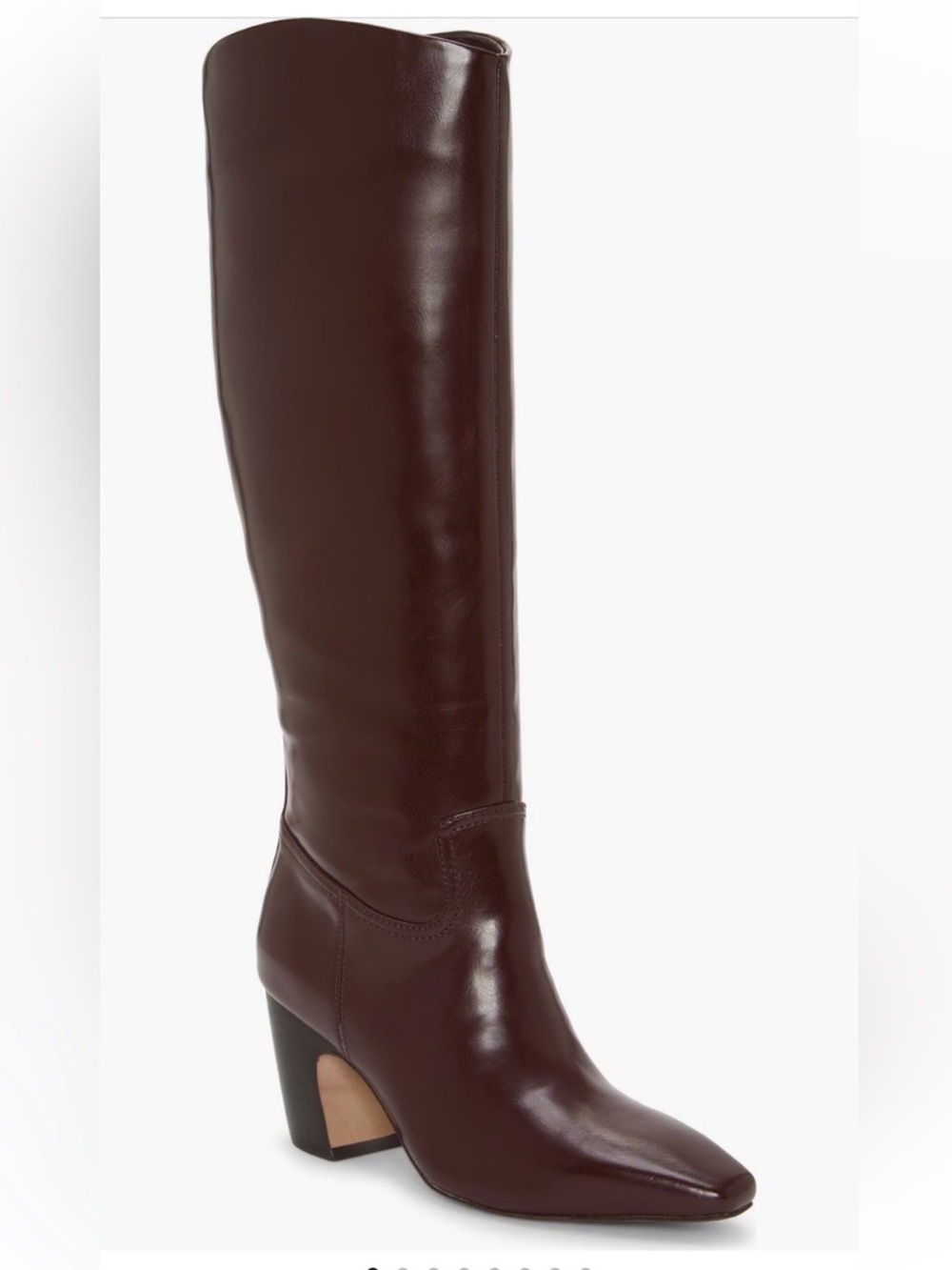 🆕 Vince Camuto Cristen Knee High Boot Leather Wide Calf Size 9